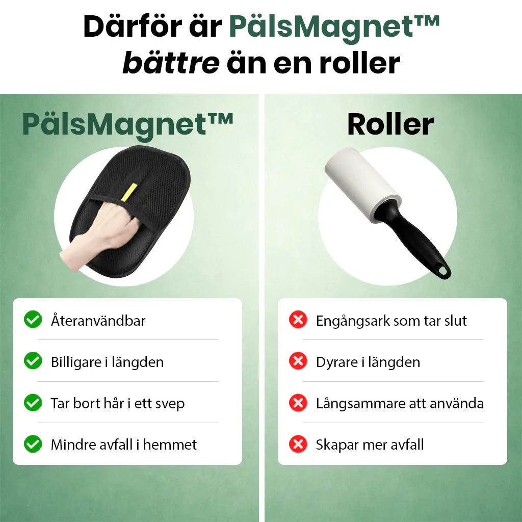 PälsMagnet™ – När det sista håret ska bort