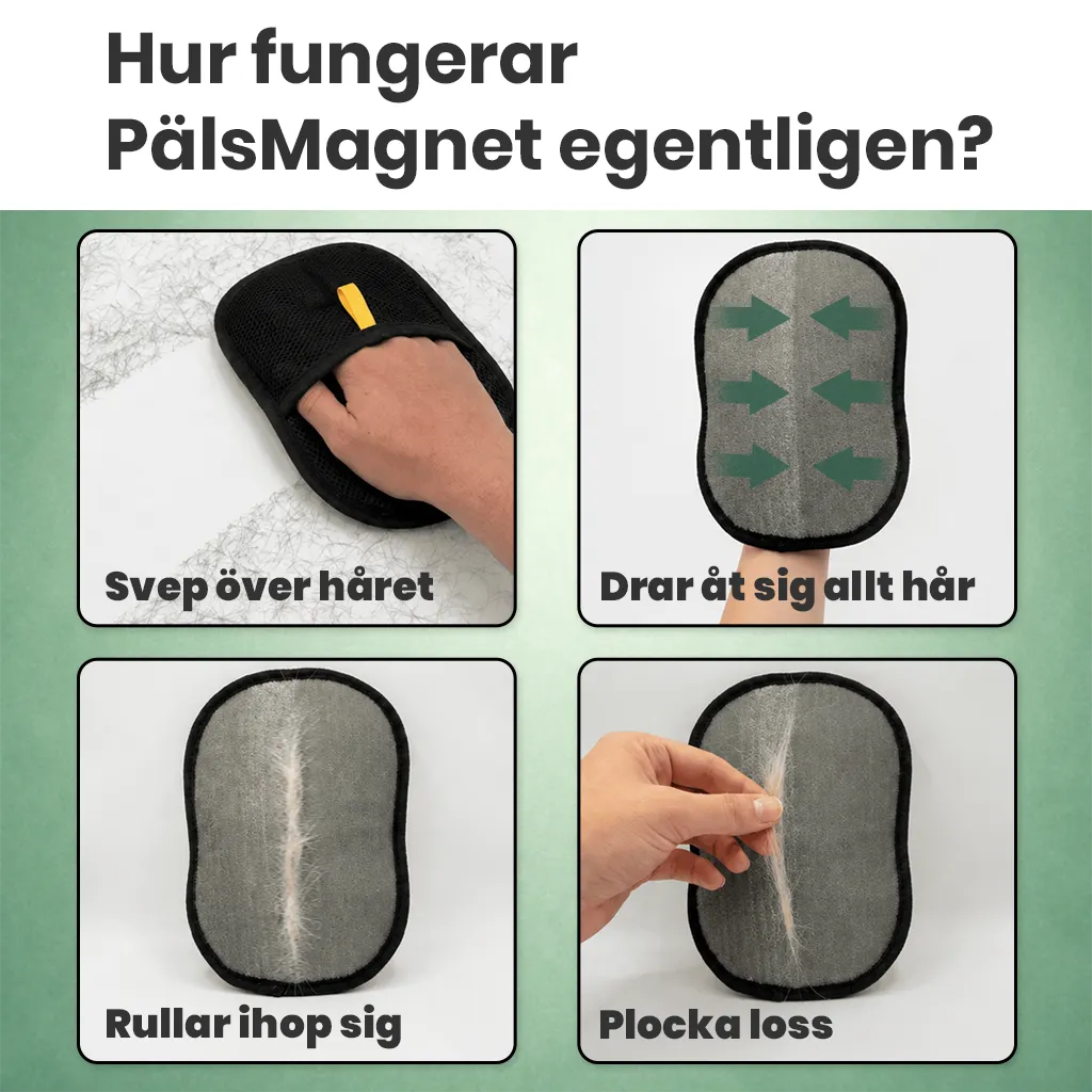 PälsMagnet™ – Hårfritt på ett svep