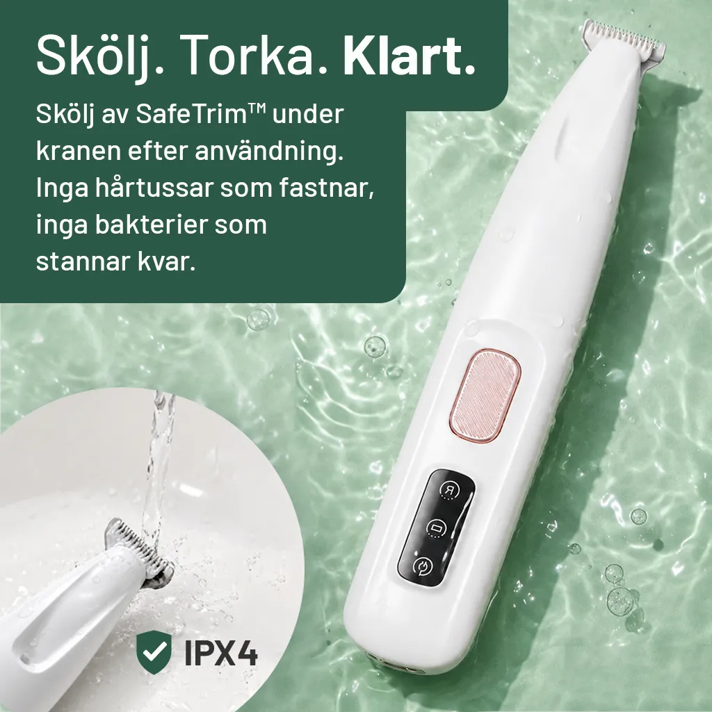 SafeTrim™ – Tassklippning utan bråk